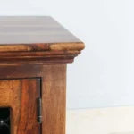 Glossaire Solid Wood Three Doors Bench Shoe Rack