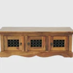 Glossaire Solid Wood Three Doors Bench Shoe Rack
