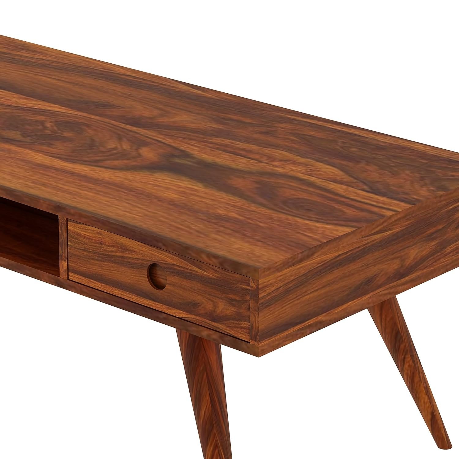 Latessa Solid Sheesham Wood Coffee Table