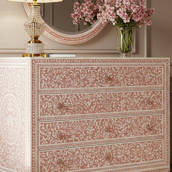 Woodoryn Vintage Floral Patterned Chest of Drawers