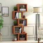 Pagetrax Sheesham Wood Ladder Book Shelf