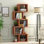 Pagetrax Sheesham Wood Ladder Book Shelf