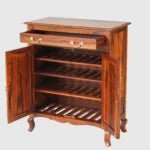 Polivene Sheesham Wood Shoe Rack
