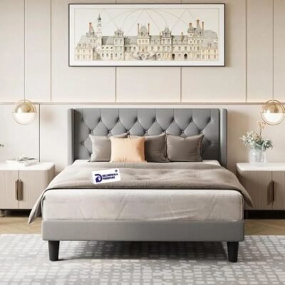 upholstered bed