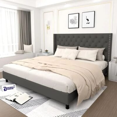 upholstered bed