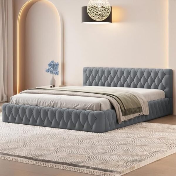 Bed, Fabric Bad