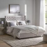 Bed, Fabric Bad
