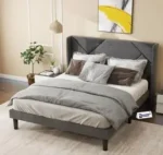 upholstered bed