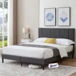 upholstered bed