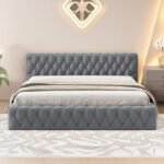 Bed, Fabric Bad