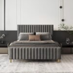 Bed, Fabric Bad