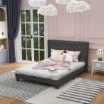 Bed, Fabric Bad
