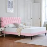 Bed, Fabric Bad
