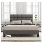 upholstered bed