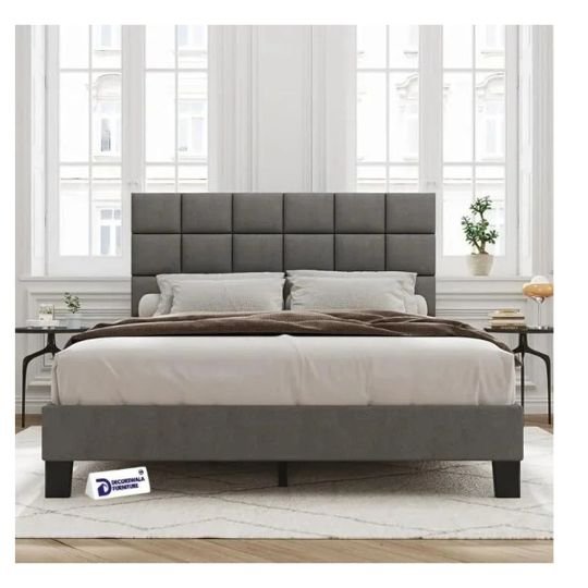 upholstered bed