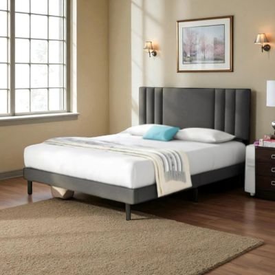 Upholstered King Size Bed