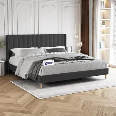 Upholstered King Size Bed