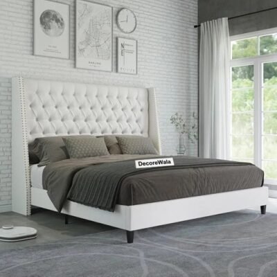 upholstered bed