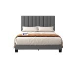 upholstered bed