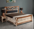 wooden bed
