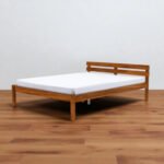 wooden bed