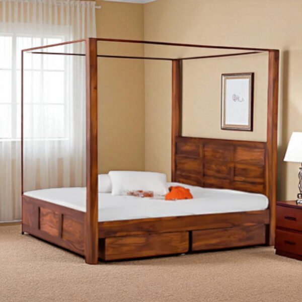 Solid Wood Bed