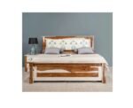 wooden bed