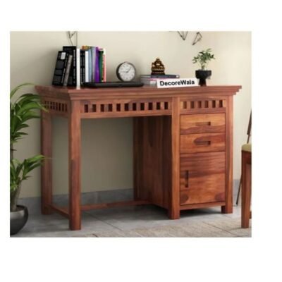 Study Table with Pull Out Drawers and Cabinet