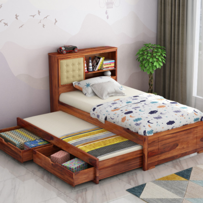 Trundle Bed with Storage