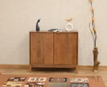 Solid Wood Shoe Rack Two Door